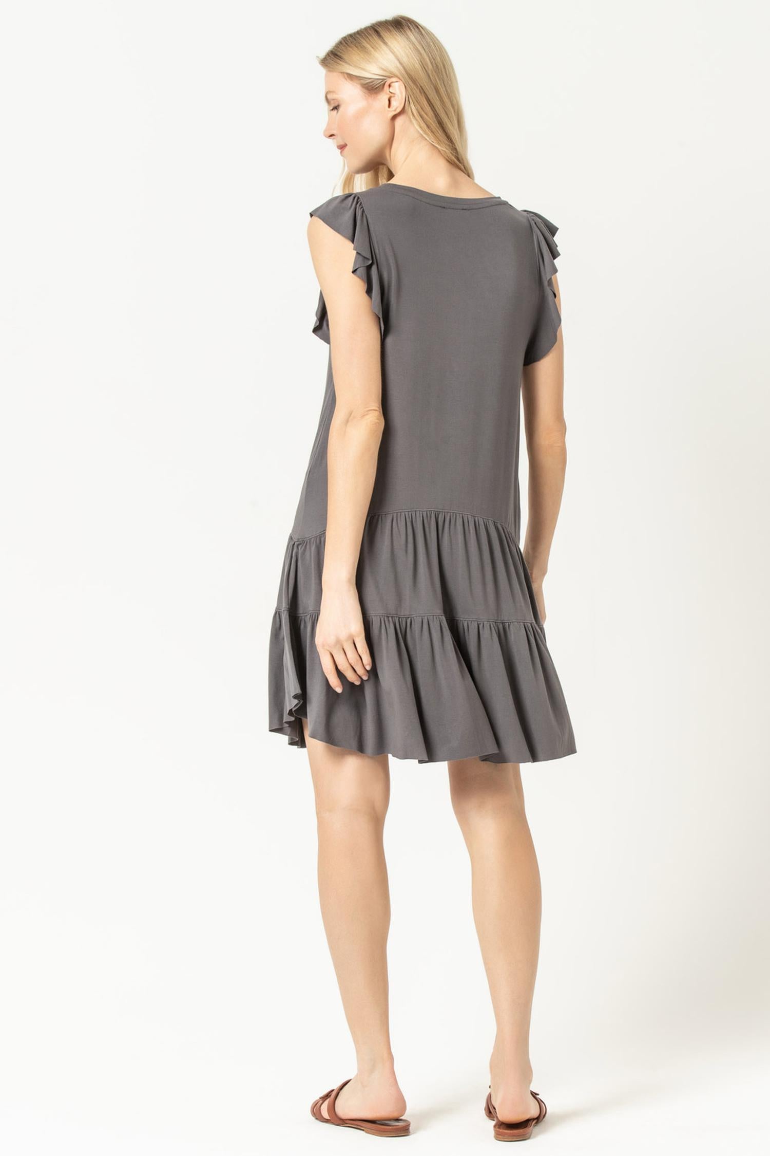 null Womens Dress Pewter A2