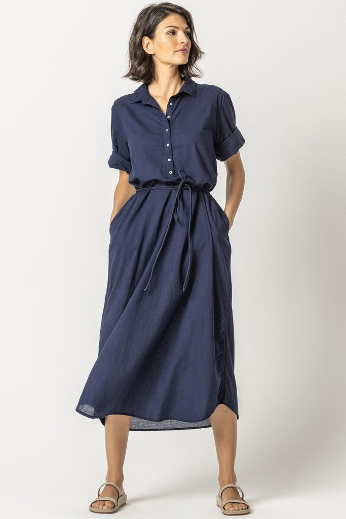 Silk Shirt Dress - Boho Summer Dress Summer - Silk Dress with Tie Belt - Casual Button Down Blouse Short Sleeve Shirt Dress