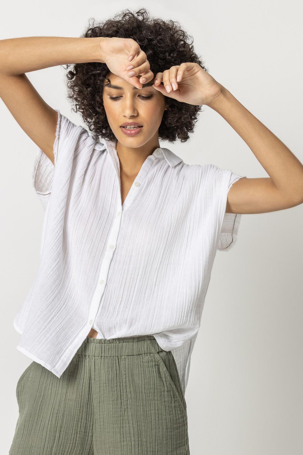 Boxy Button Down