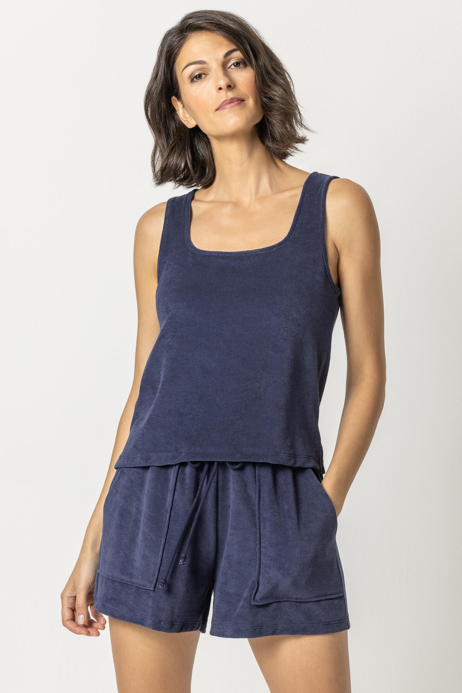 null Womens Top Navy A1