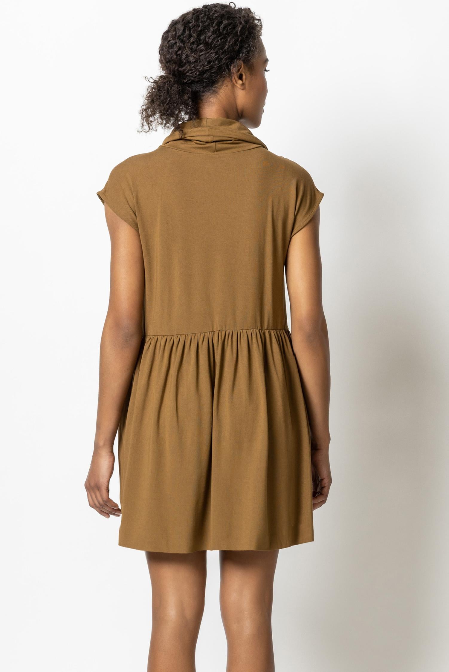 null Womens Dress Toffee A2