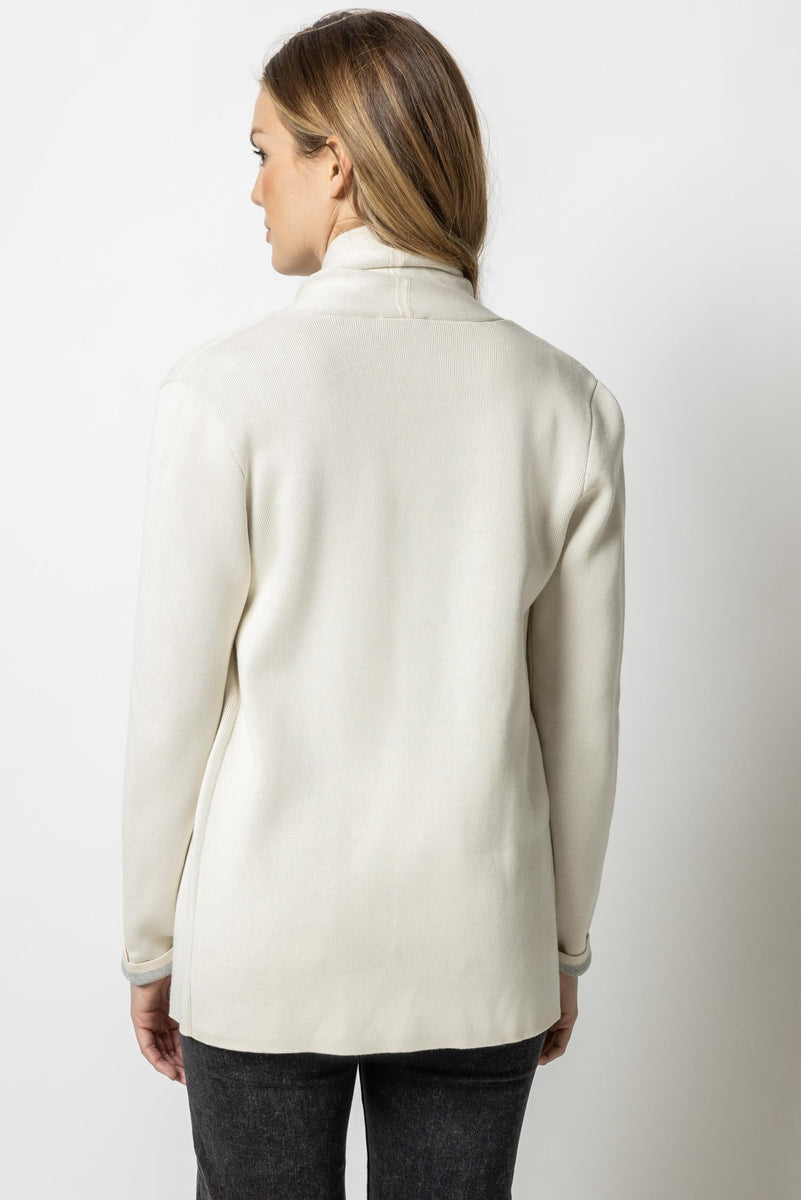 Shawl Collar Jacket Sweater