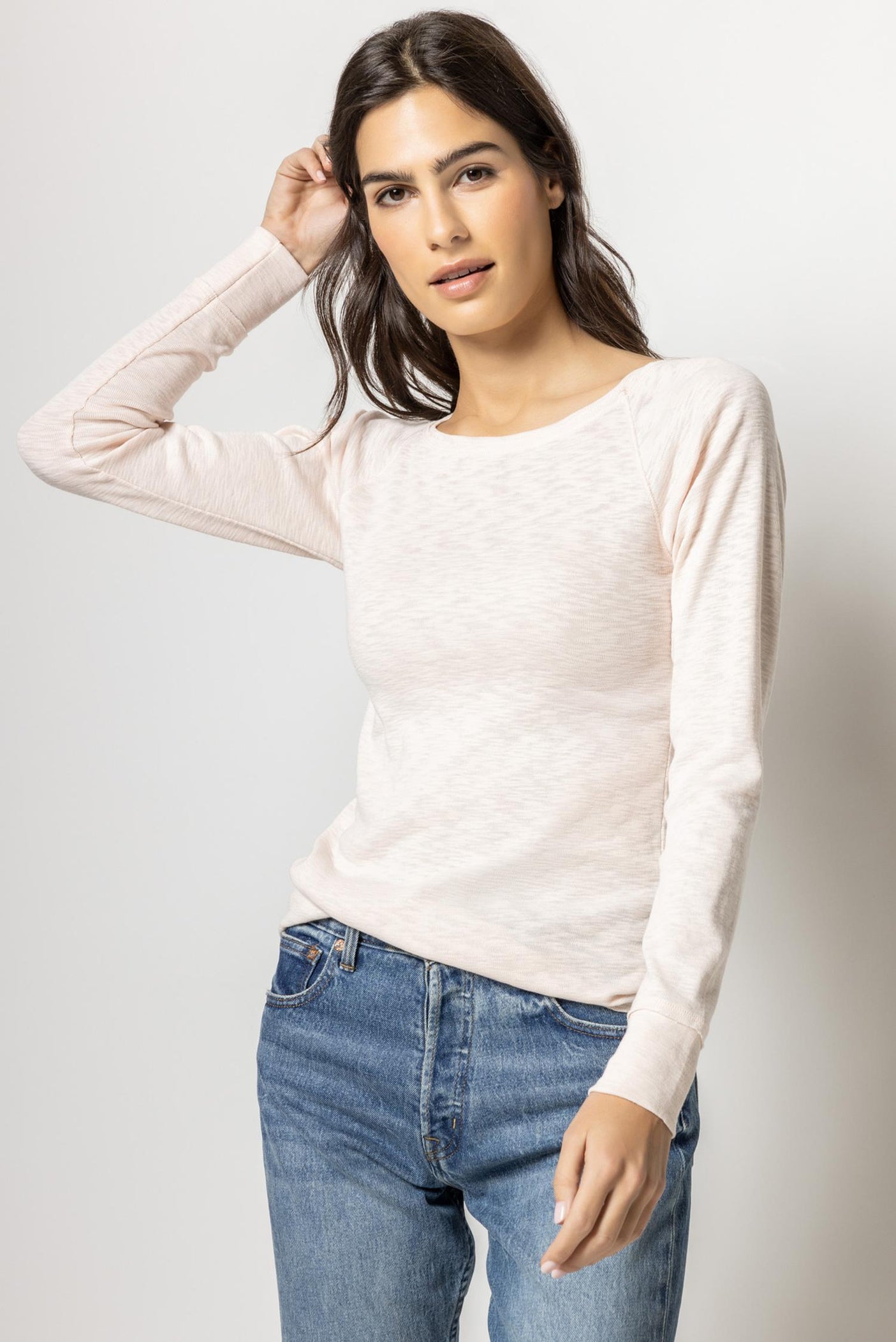 Long Sleeve Raglan Boatneck