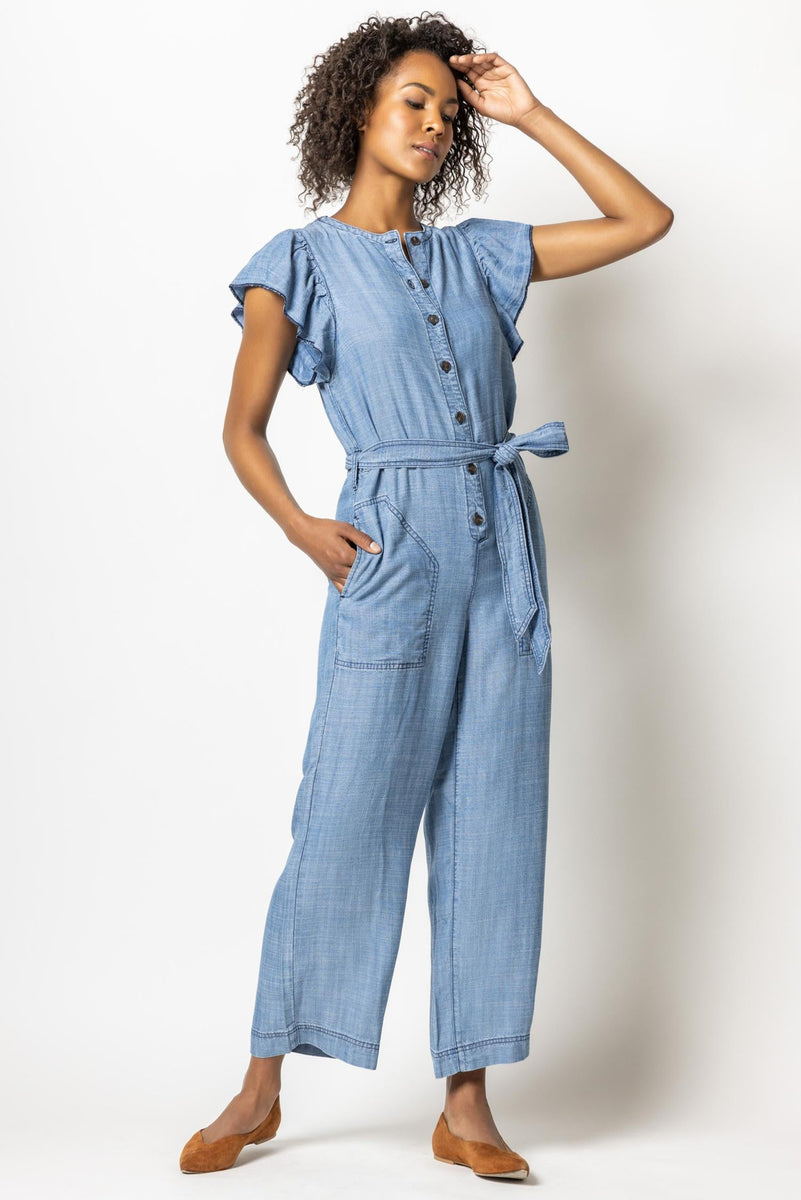 Flutter Sleeve Jumpsuit