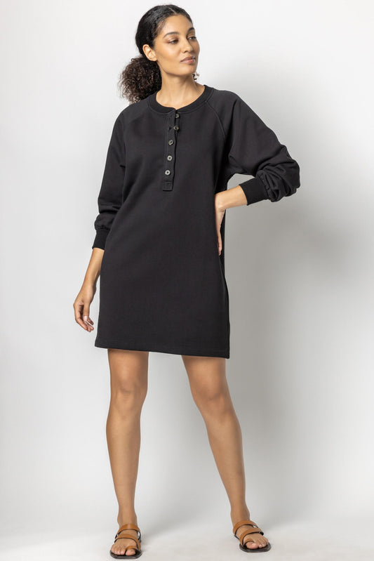 Terry Dress Womens Dress Black A1