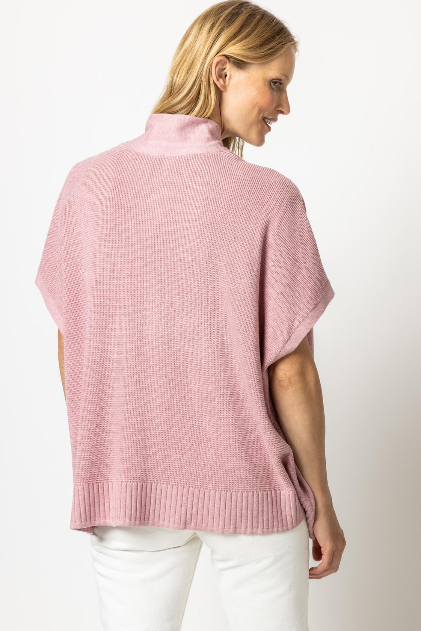 Shawl Collar Poncho Sweater