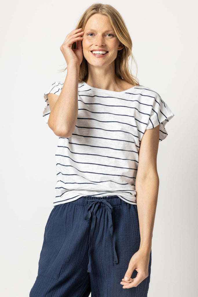 Striped Wedge Tee