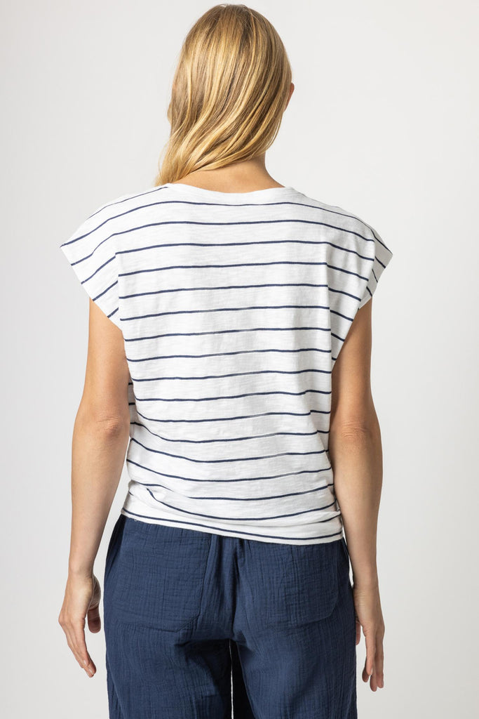 Striped Wedge Tee