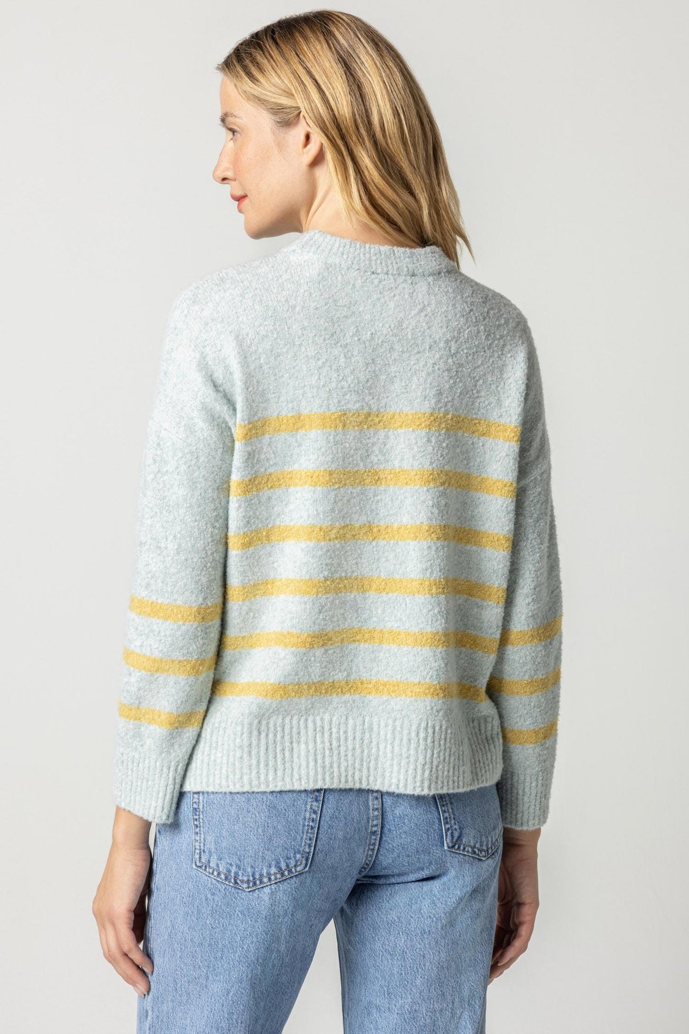 Striped Pullover Easy Sweater
